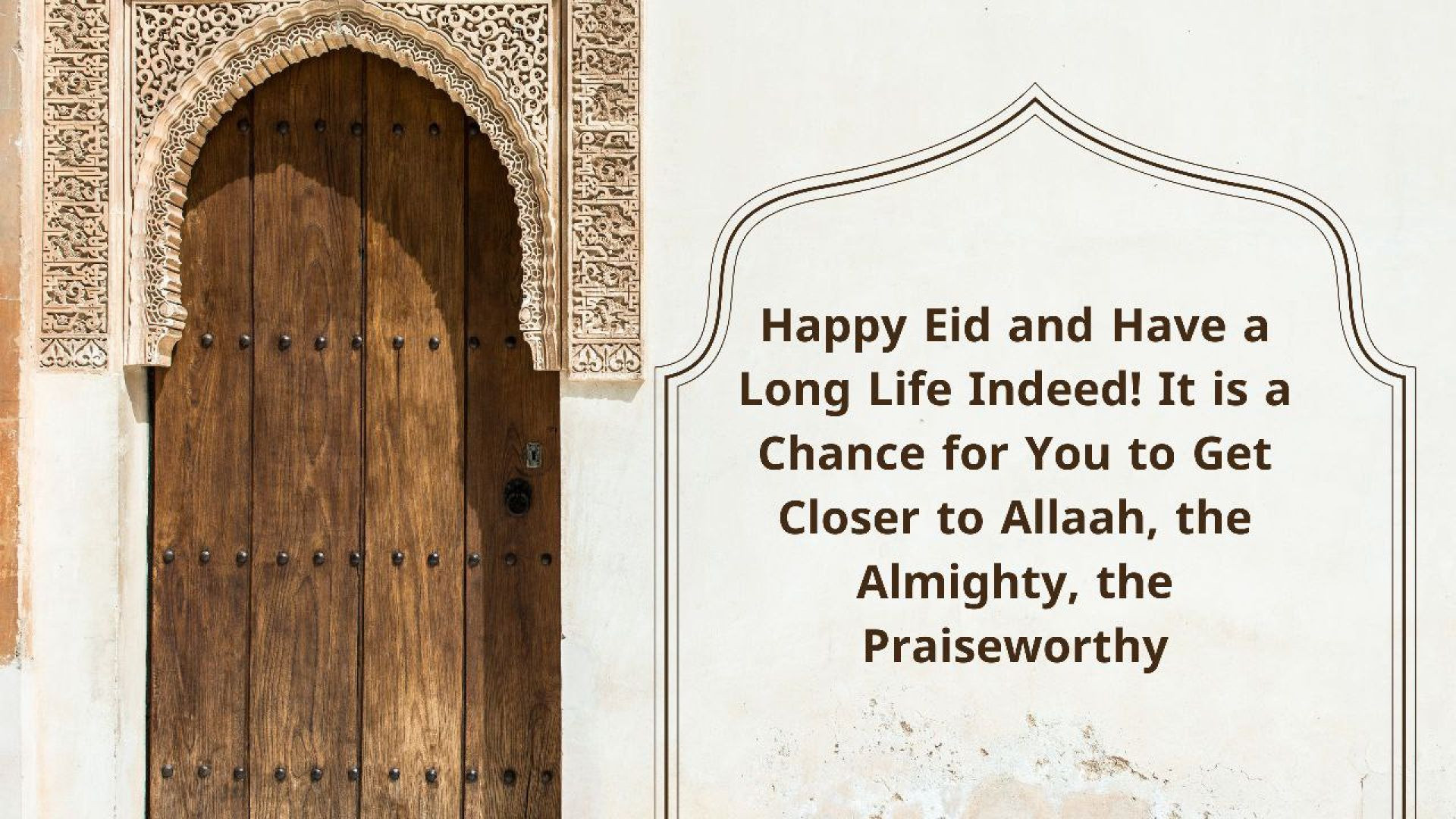 ⁣Happy Eid and Have a Long Life Indeed! It is a Chance for You to Get Closer to Allaah