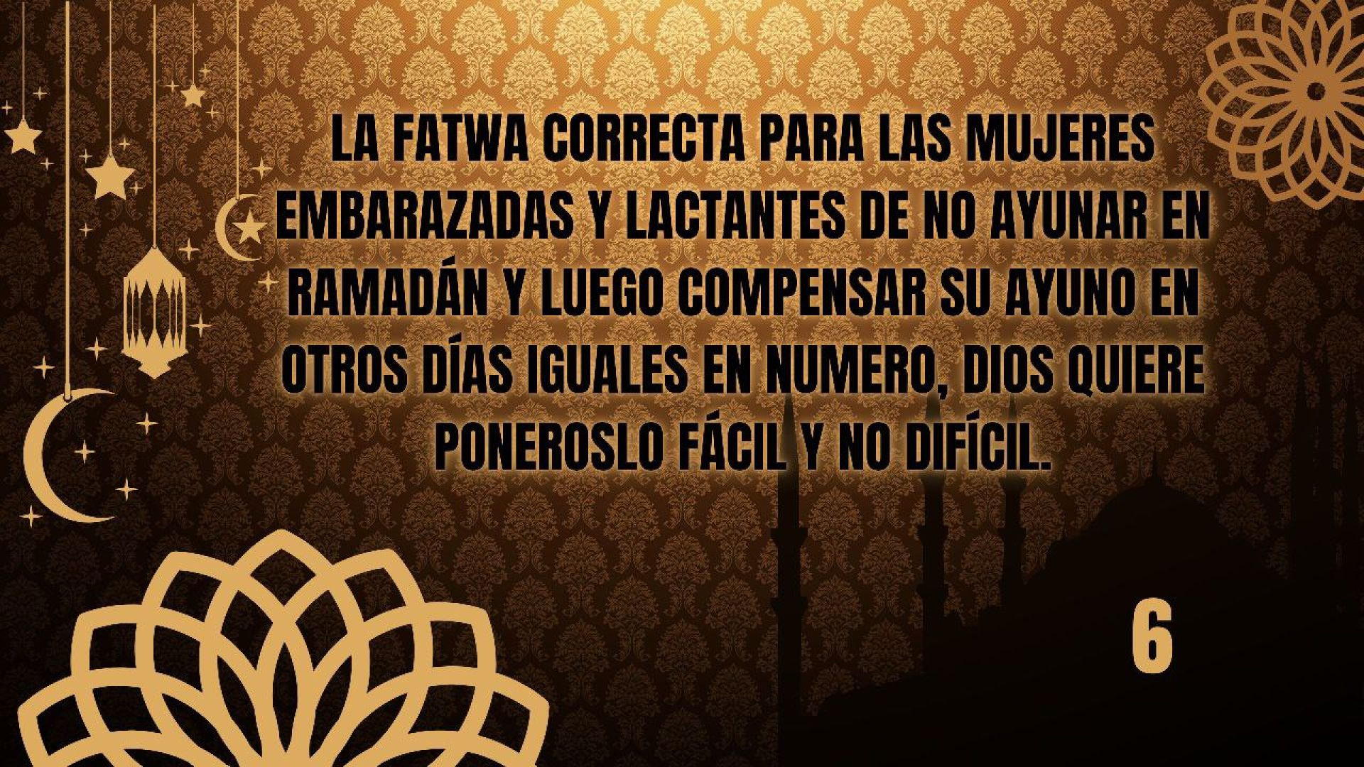 ⁣Imam Al Mahdi: La fatwa correcta para las mujeres embarazadas y lactantes de no ayunar en Ramadán