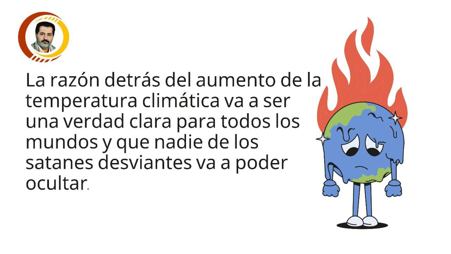 ⁣La razón detrás del aumento de la temperatura climática, Y la verdad siempre estará por encima de todo.