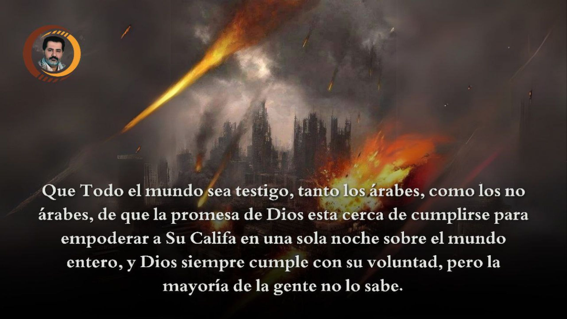 ⁣Que Todo el mundo sea testigo, de que la promesa de Dios esta cerca de cumplirse para