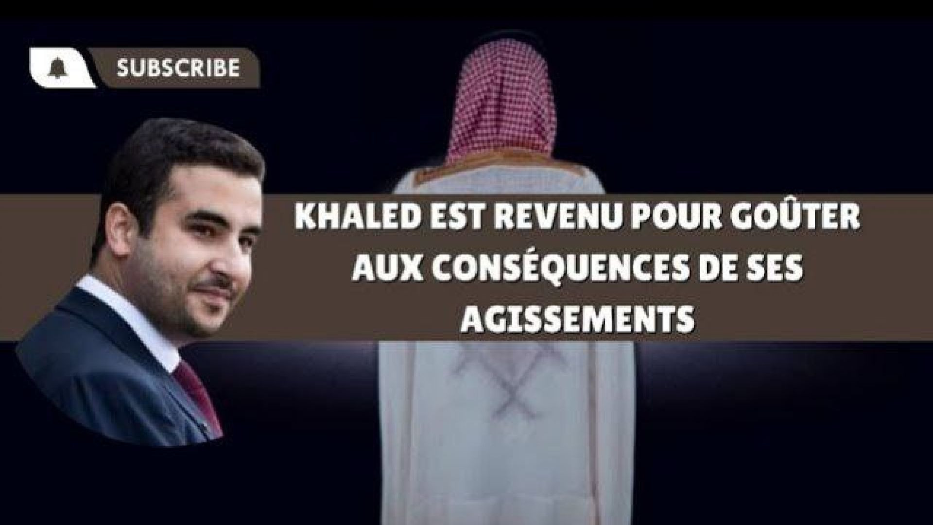 ⁣Khaled est revenu pour goûter aux conséquences de son comportement..