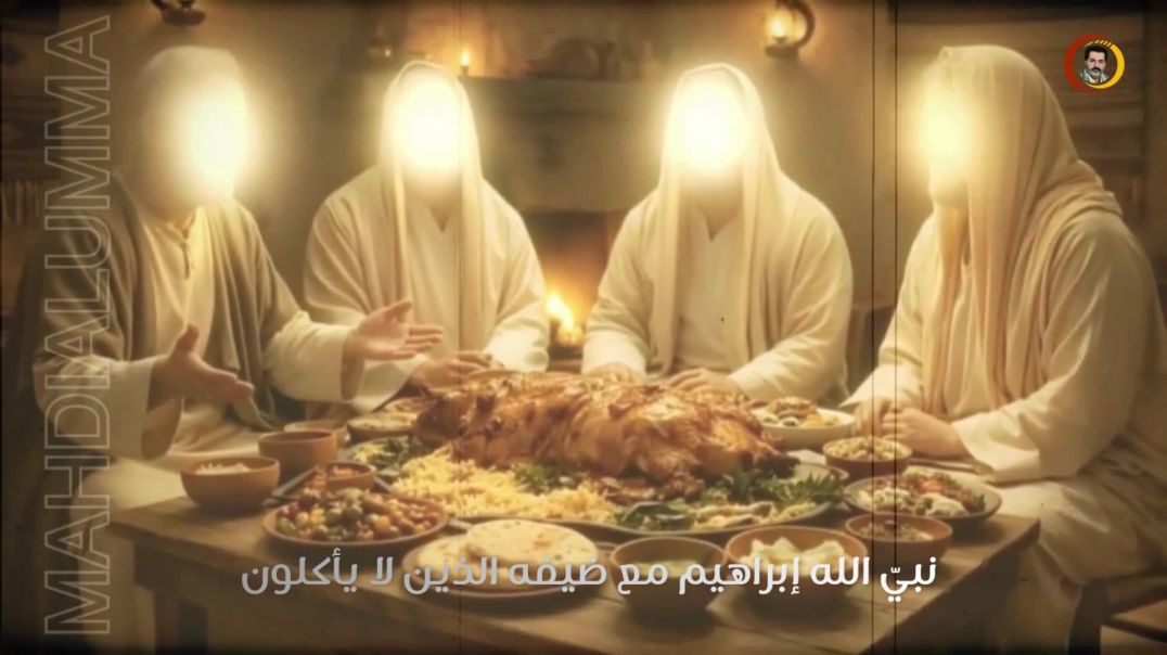 ⁣إنّ الموقف الذي حدث لنبيّ الله إبراهيم مع ضيفه الذين لا يأكلون شبيهٌ بمواقف الكاميرا الخفيّة..